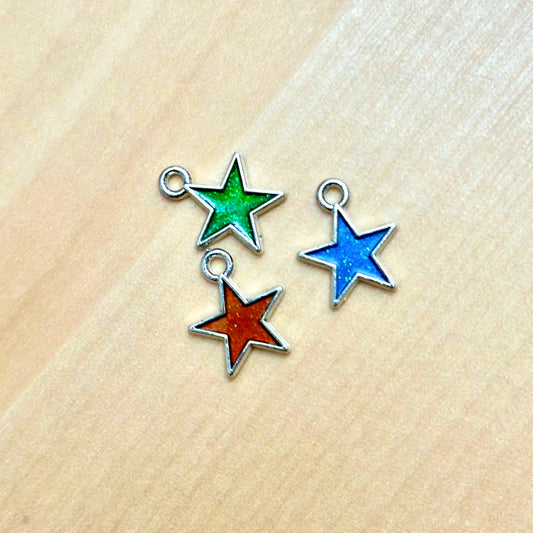 Glitter Star Charm